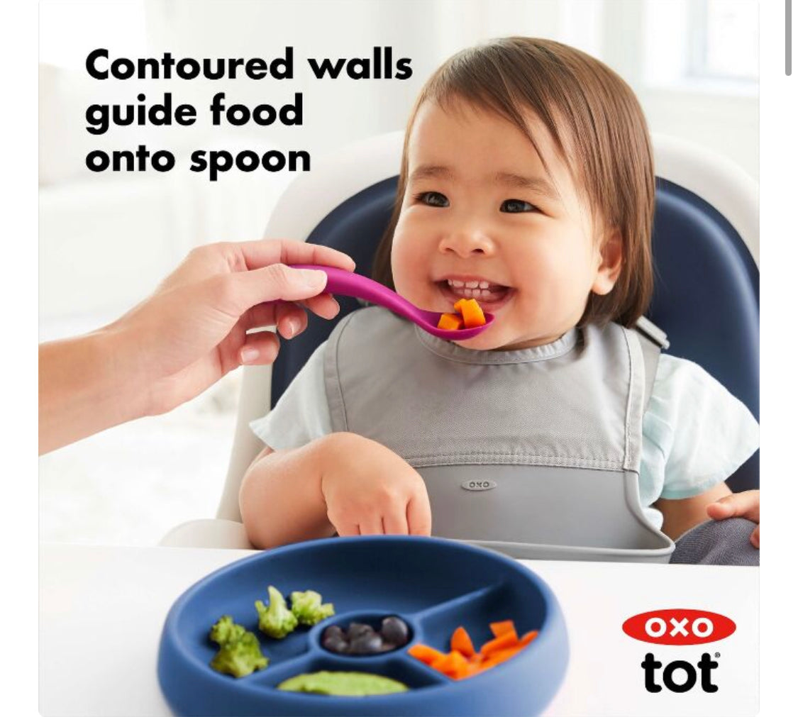 Oxo Tot Silicone Divided Plate