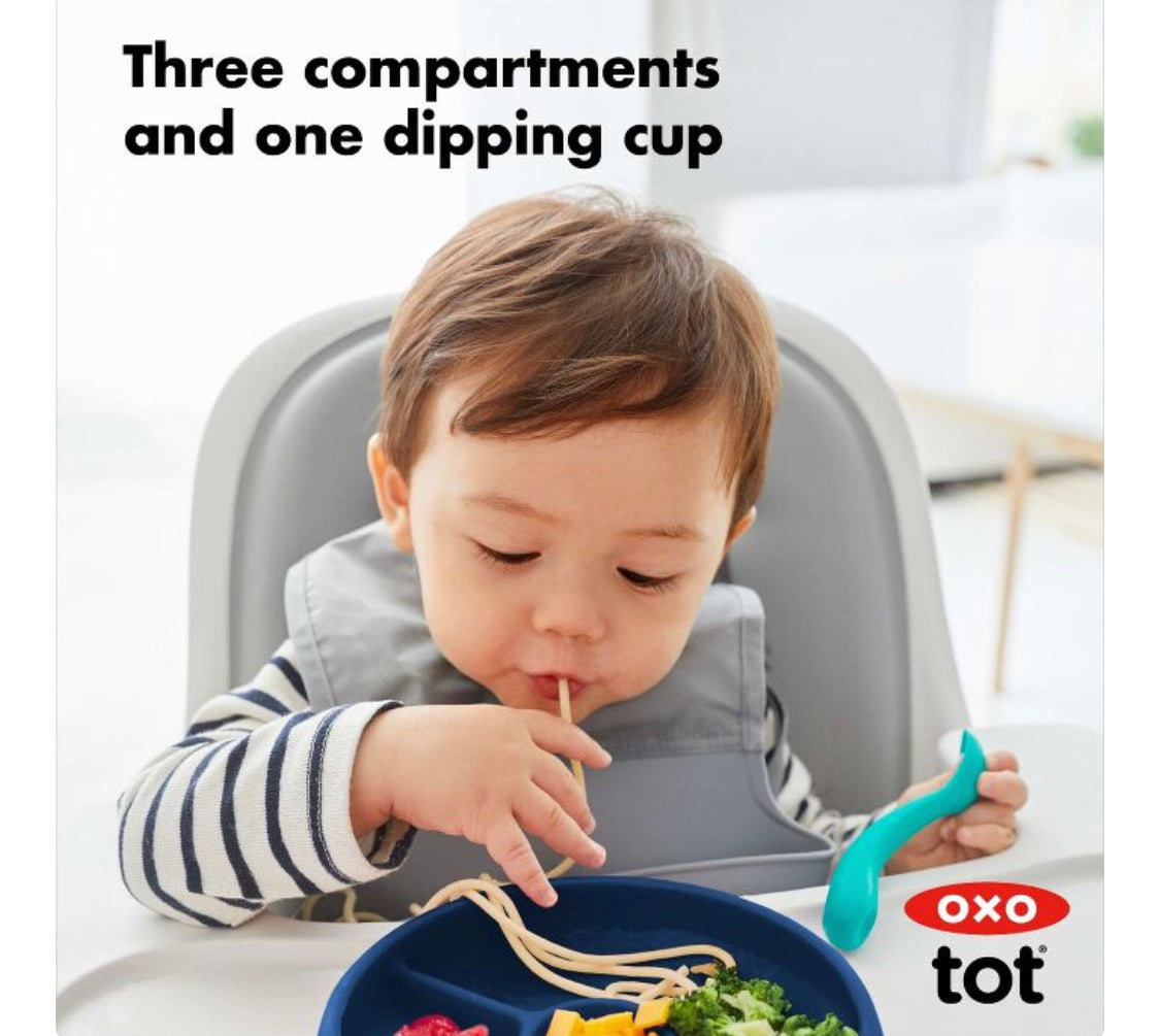 Oxo Tot Silicone Divided Plate