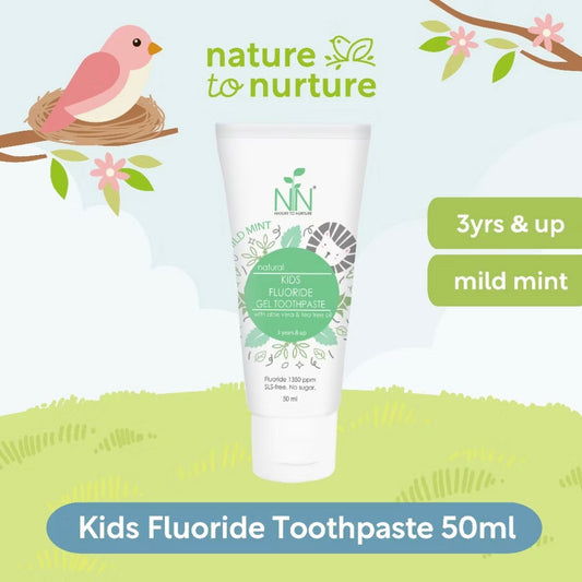 Nature to Nurture Kids Fluoride Gel Toothpaste -  3 Years & Up