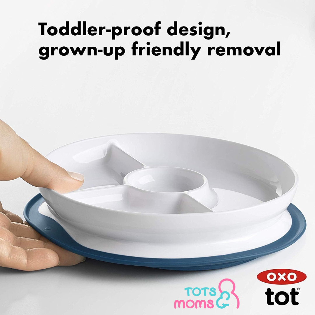 Oxo Tot Stick & Stay Suction Divided Plate