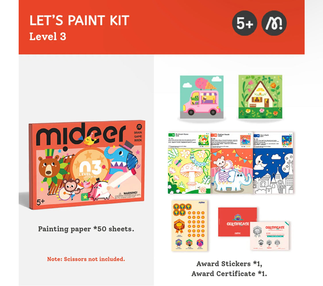 Mideer Paint Activity Booklet