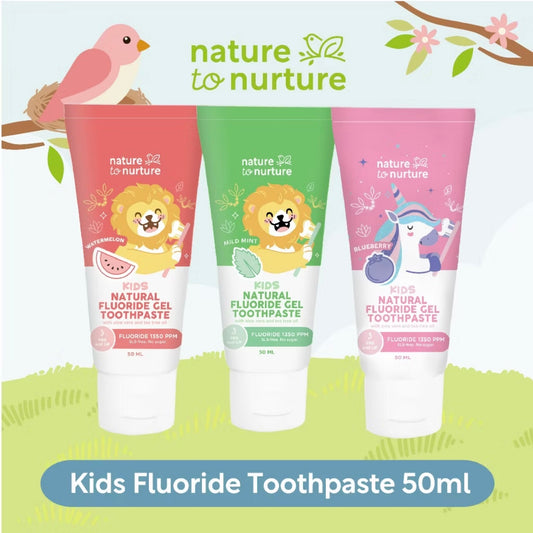 Nature to Nurture Kids Fluoride Gel Toothpaste -  3 Years & Up