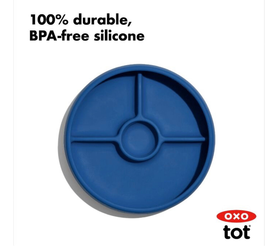 Oxo Tot Silicone Divided Plate