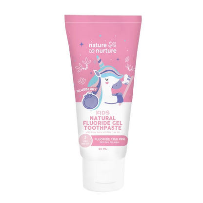 Nature to Nurture Kids Fluoride Gel Toothpaste -  3 Years & Up