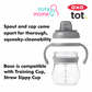 Oxo Tot Grow Soft Spout Sippy Cup W/ Handles - 6oz