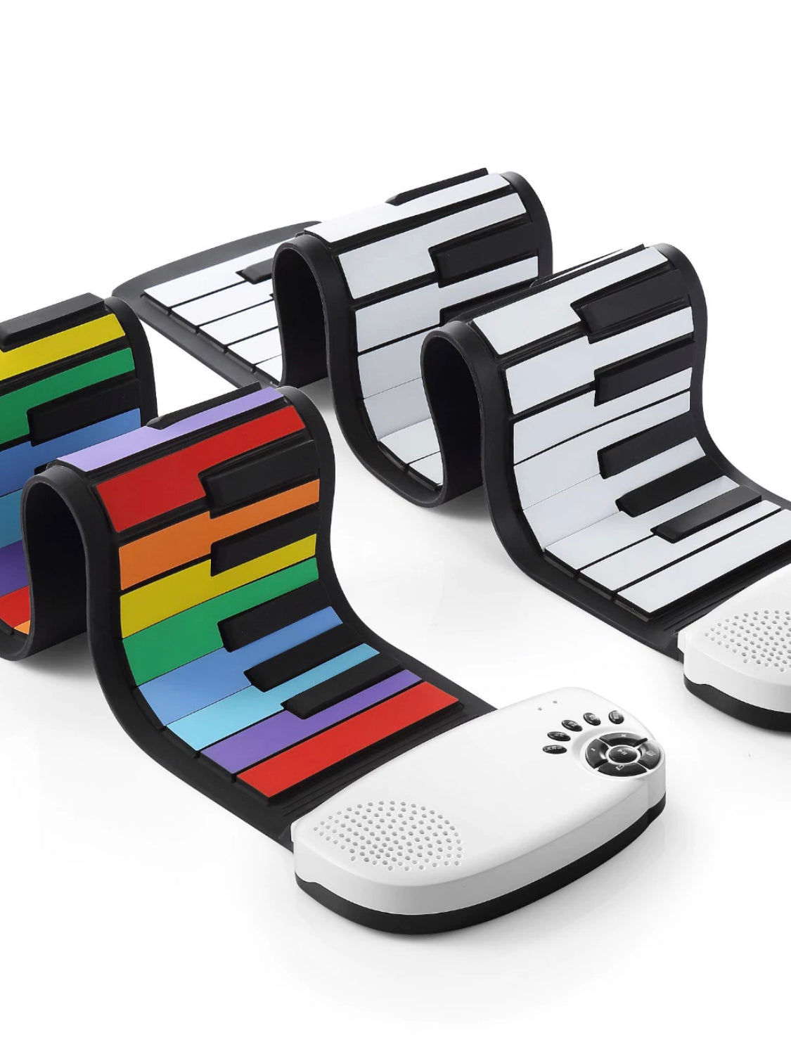 Silicone Portable Rollable Piano - Rainbow 49 Keys