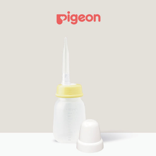 Pigeon Feeding Bottle with Long Silicone Nipple for Cleft Palate