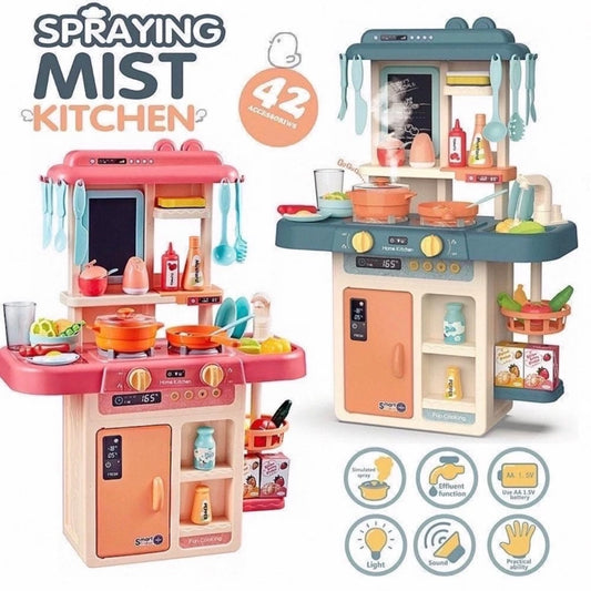 High Quality Kitchen Pretend Set - 42PC (BLUE)