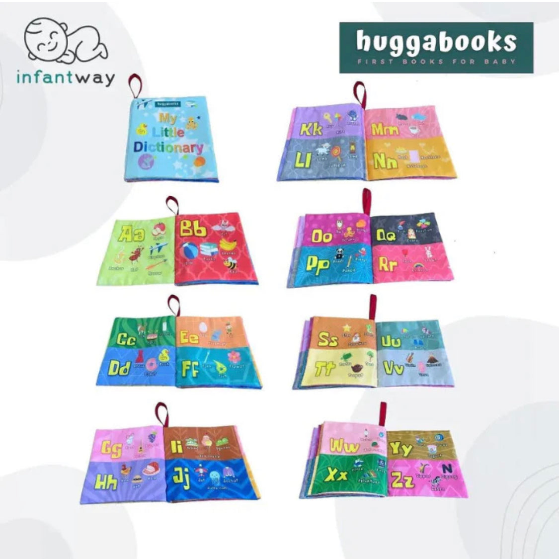 Infantway Huggabooks: My Little Dictionary Cloth Book