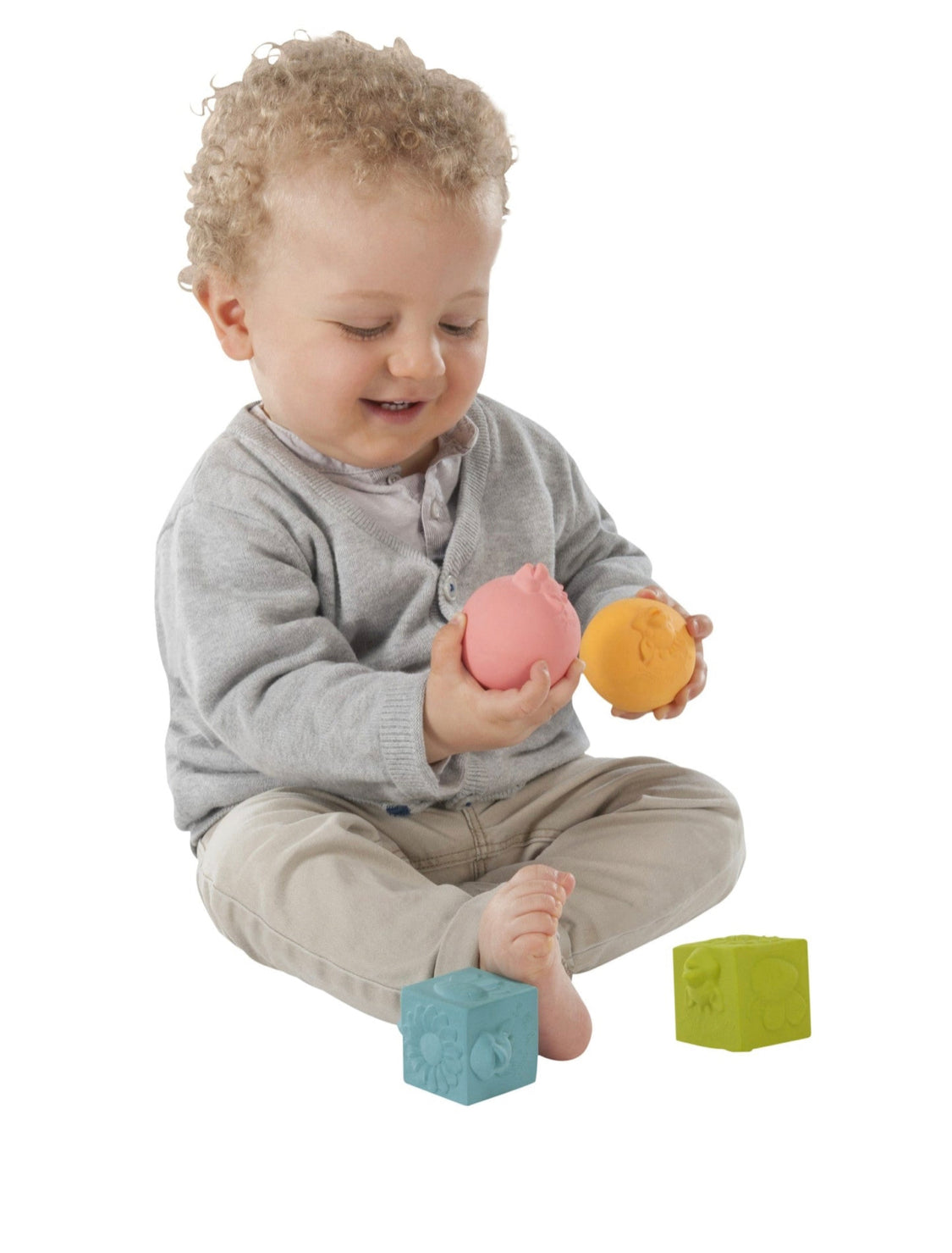Sophie La Giraffe So’Pure Balls & Cubes set