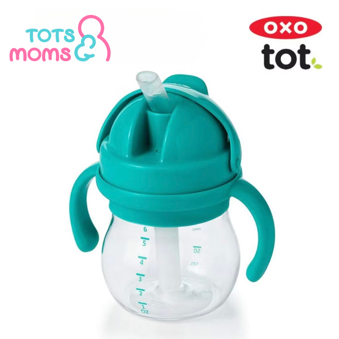 OXO Tot Grow Sippy Straw Cup W/Handles - 6oz