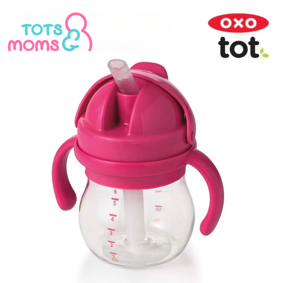 OXO Tot Grow Sippy Straw Cup W/Handles - 6oz