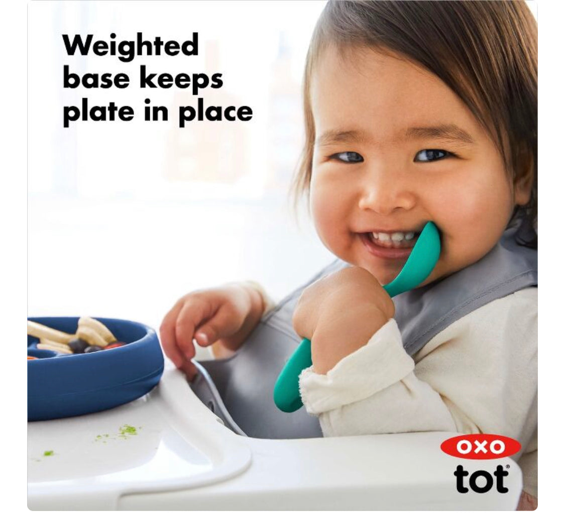 Oxo Tot Silicone Divided Plate