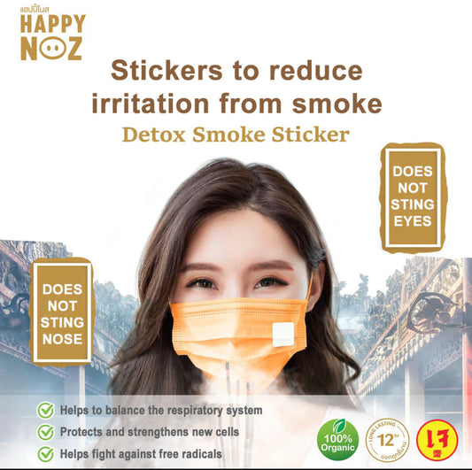 Happy Noz Detox Smoke Stickers