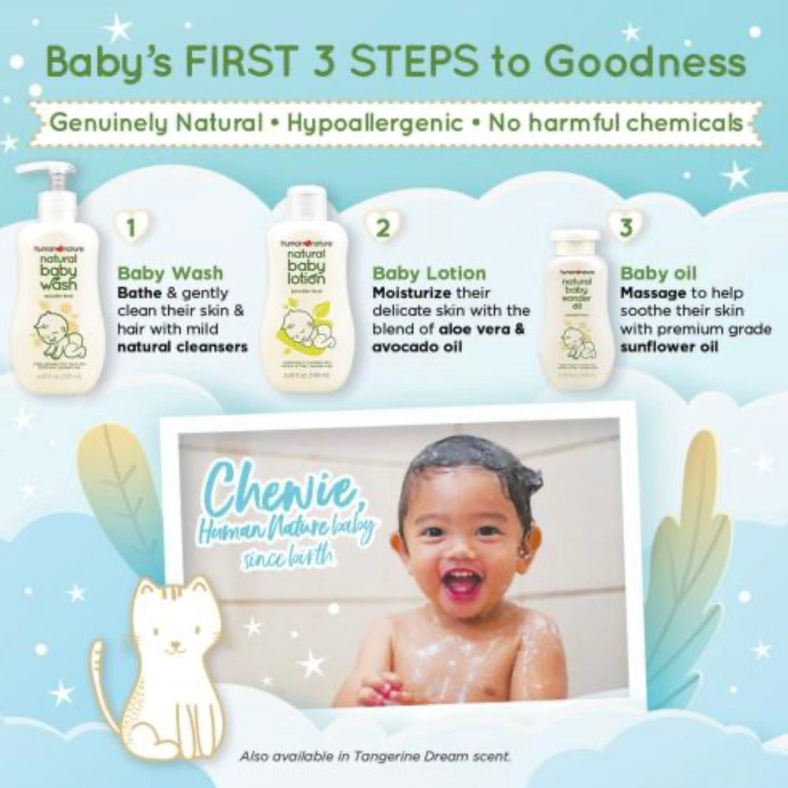 Human Heart Nature Natural Baby Wash