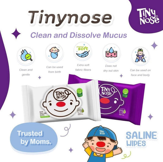 Tiny Nose Natural Saline Baby Wet Wipes