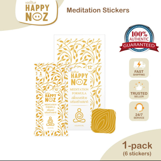 Happy Noz Meditation Stickers