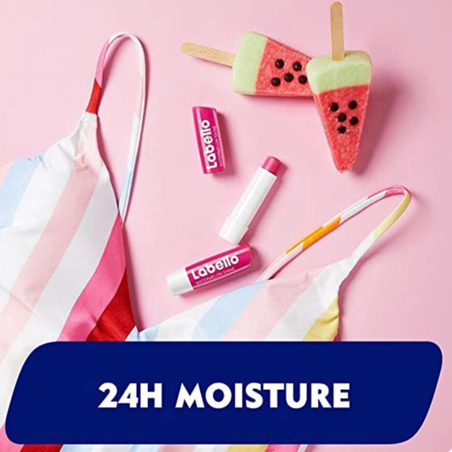 Labello 24H Melt-In Moisture Watermelon Shine Lip Balm 4.8gm