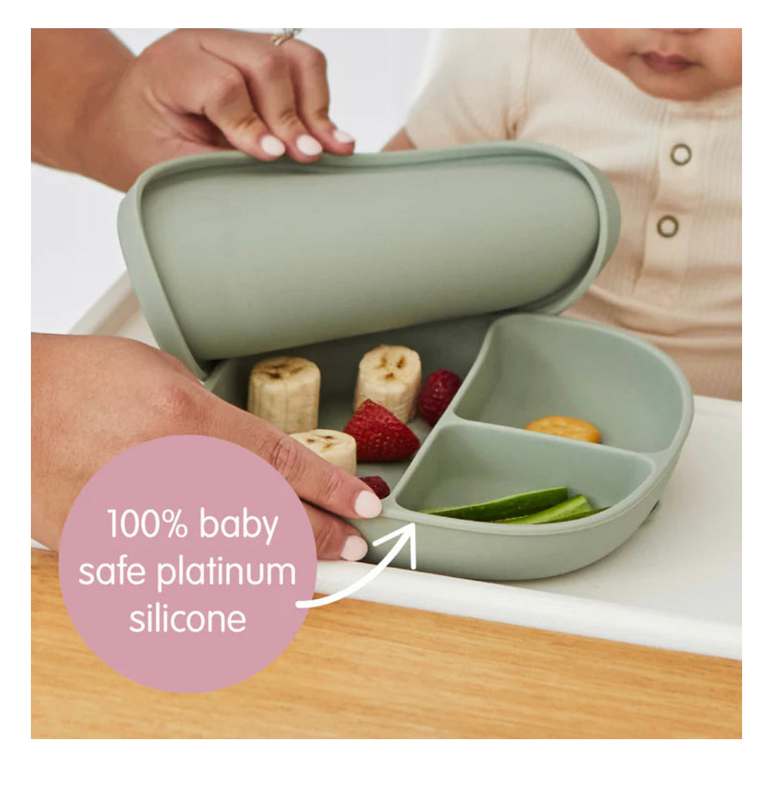 B.box Silicone Plate with Lid