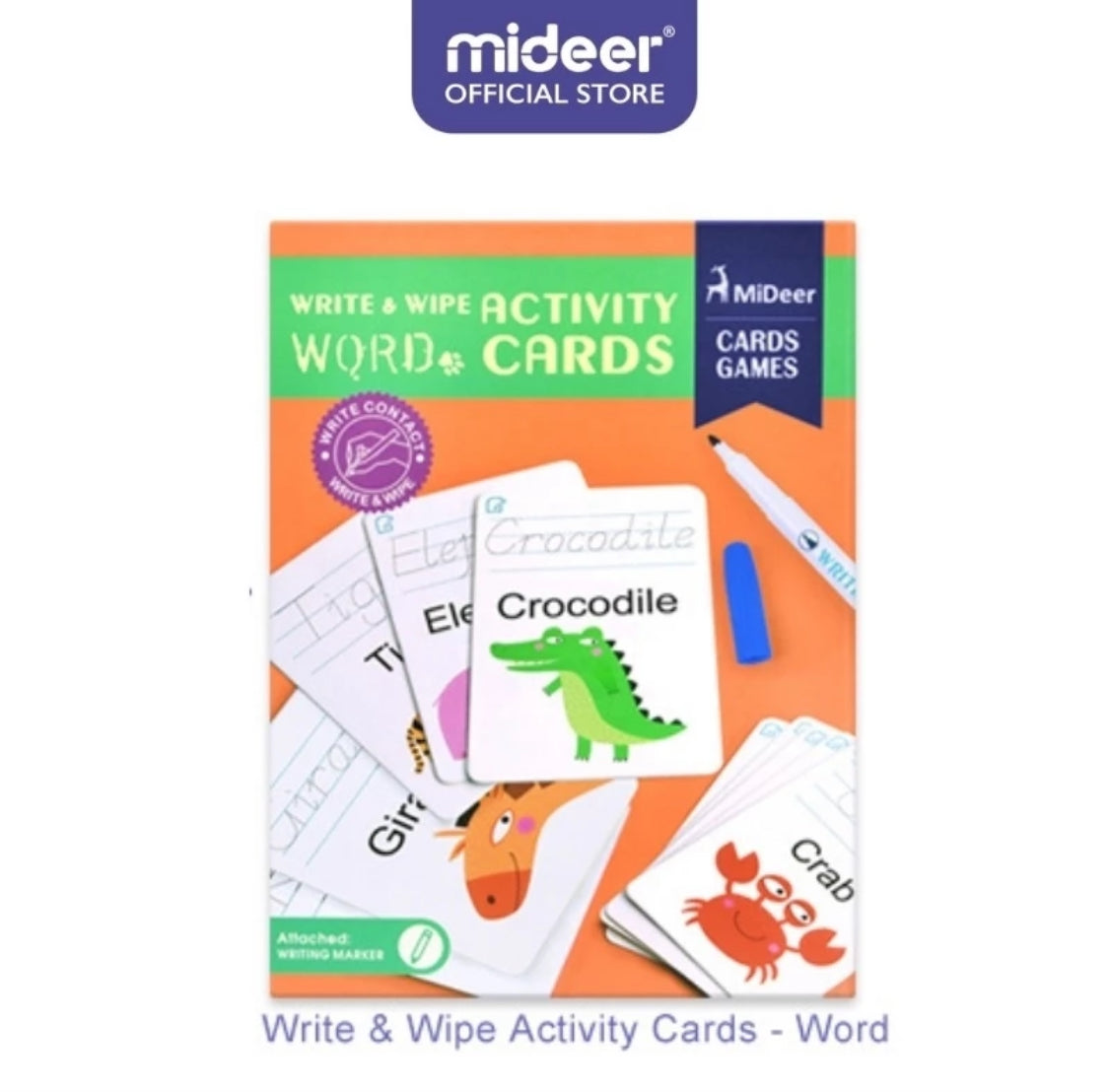 Mideer Write & Wipe Activity Cards