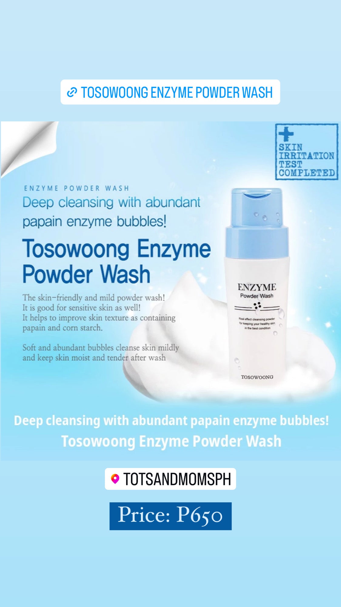 Tosowoong Enzyme Powder Wash