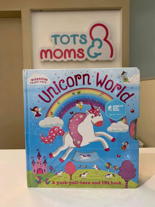 Unicorn World - A push-pull-turn and lift book