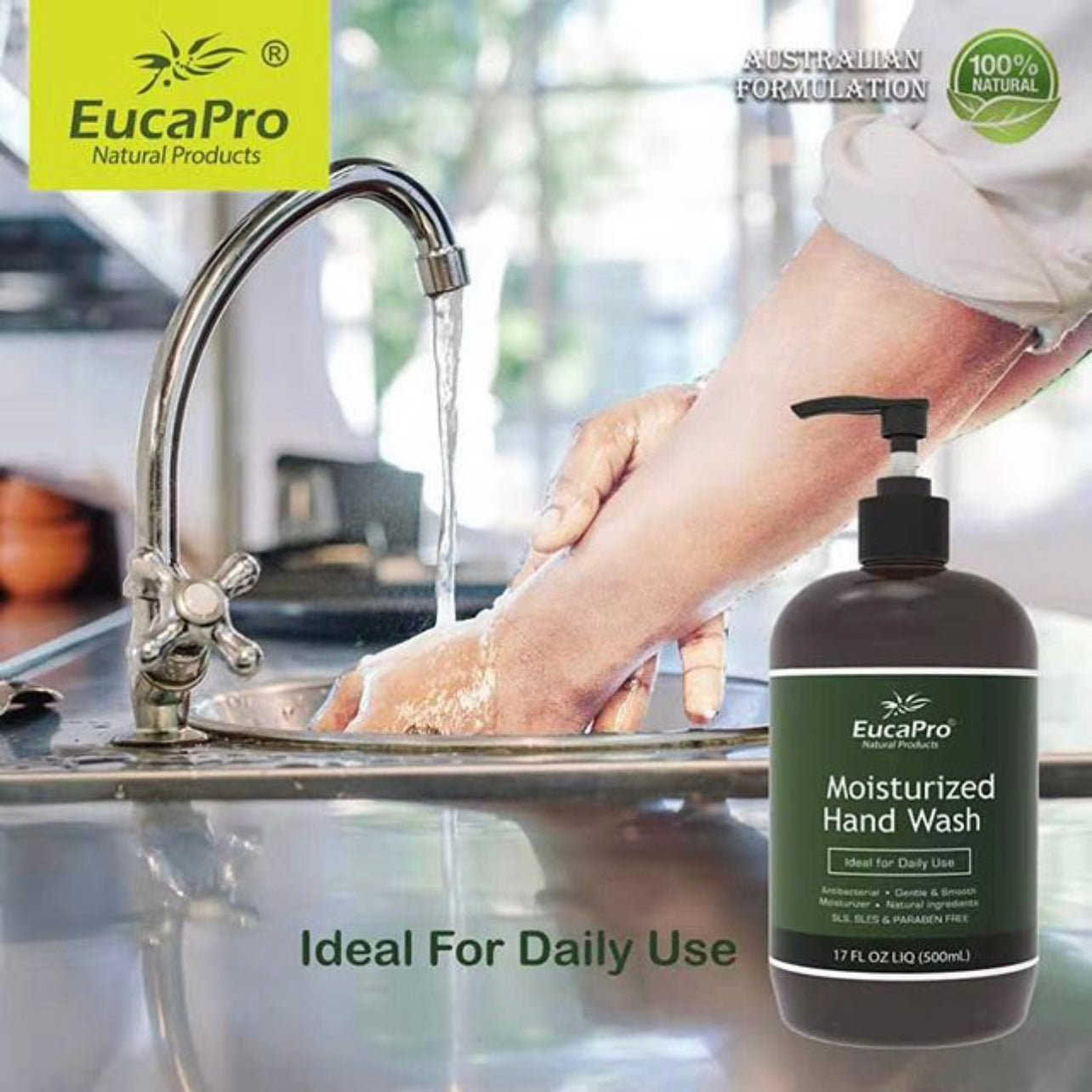 EucaPro Antibacterial Moisturize Hand Wash 500ml