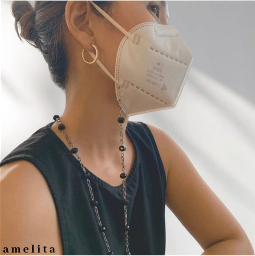 Jewelry by Amelita 2-in-1 Necklace/Mask Chain