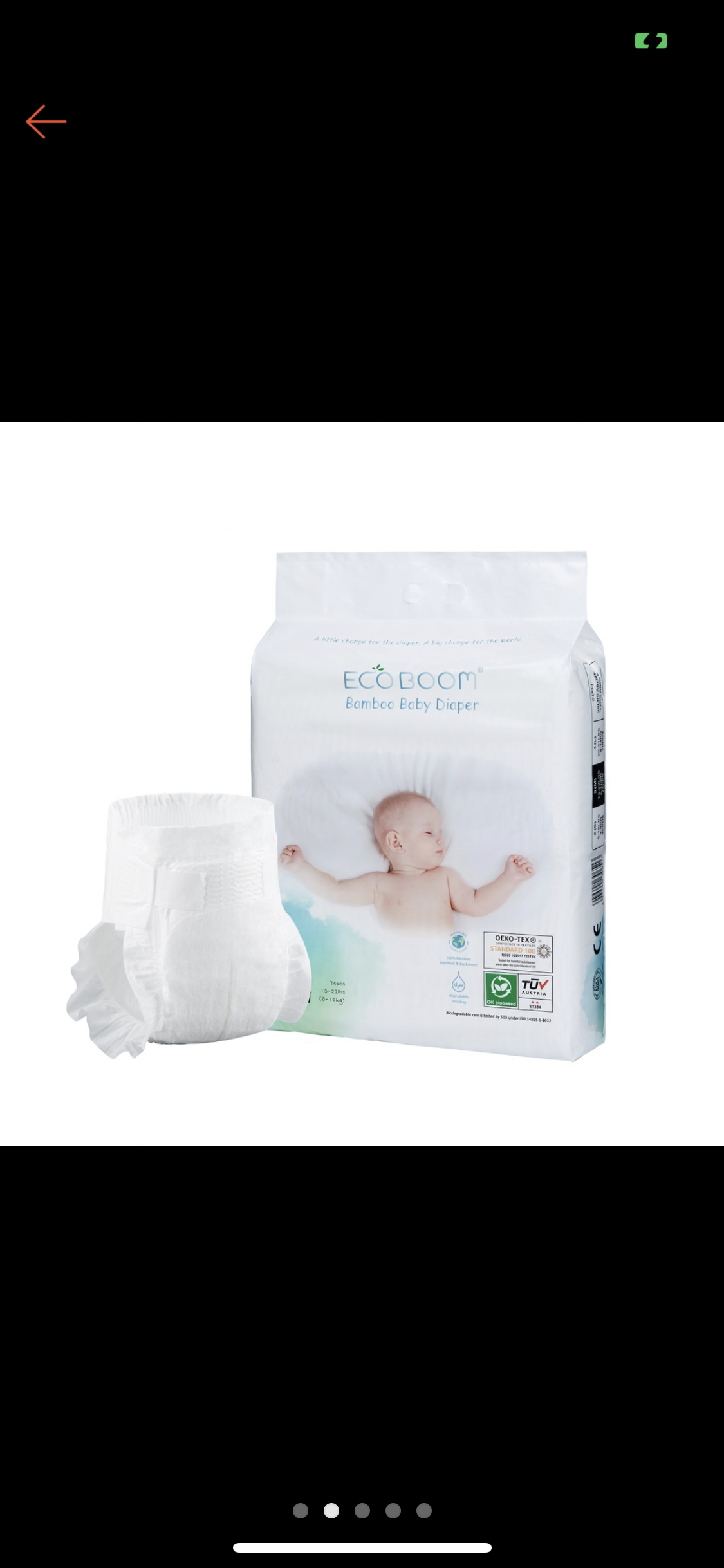 Eco Boom Biodegradable Tape Diapers