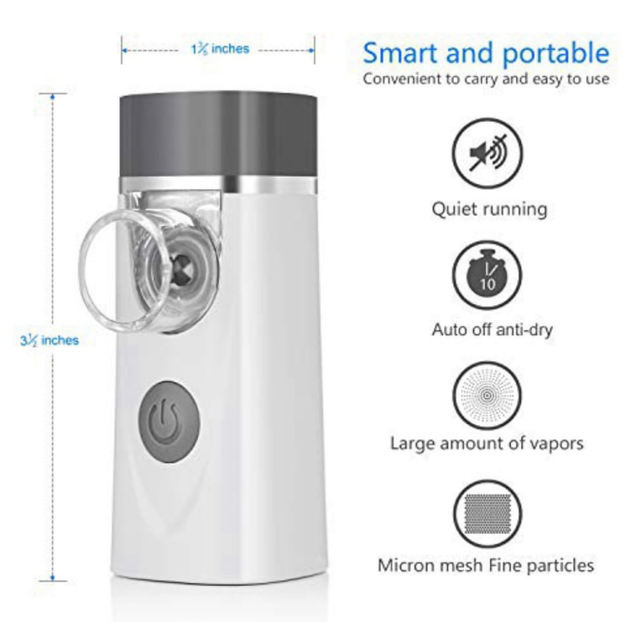 FEELLIFE Air Pro II Portable Mesh Nebulizer