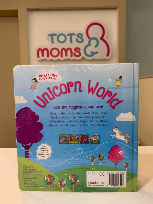 Unicorn World - A push-pull-turn and lift book