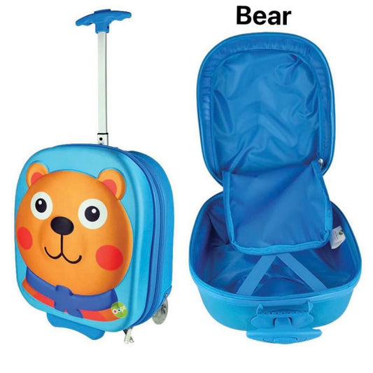 Oops Happy Trolley Waterproof Soft 3D Trolley Bag for Kids