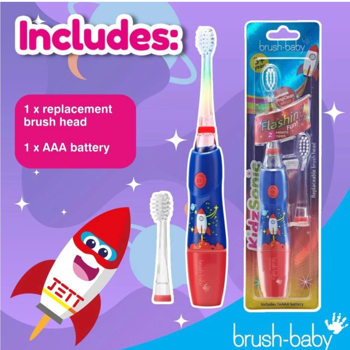 BrushBaby KidzSonic Kids Electric Toothbrush