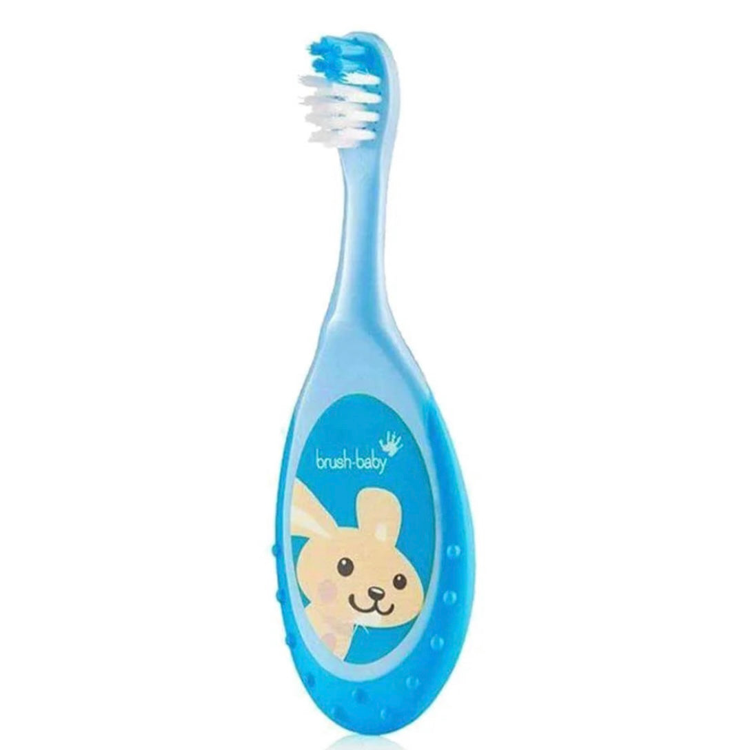 BrushBaby FlossBrush Baby Bristles Toothbrush (0-3 Years)