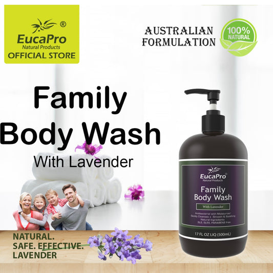 EucaPro Family Body Wash Lavender 500ml