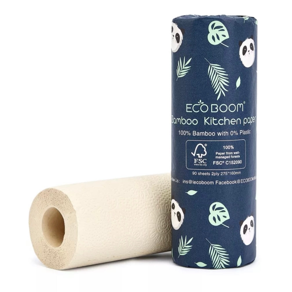 ECO BOOM Biodegradable Bamboo Kitchen Paper Roll