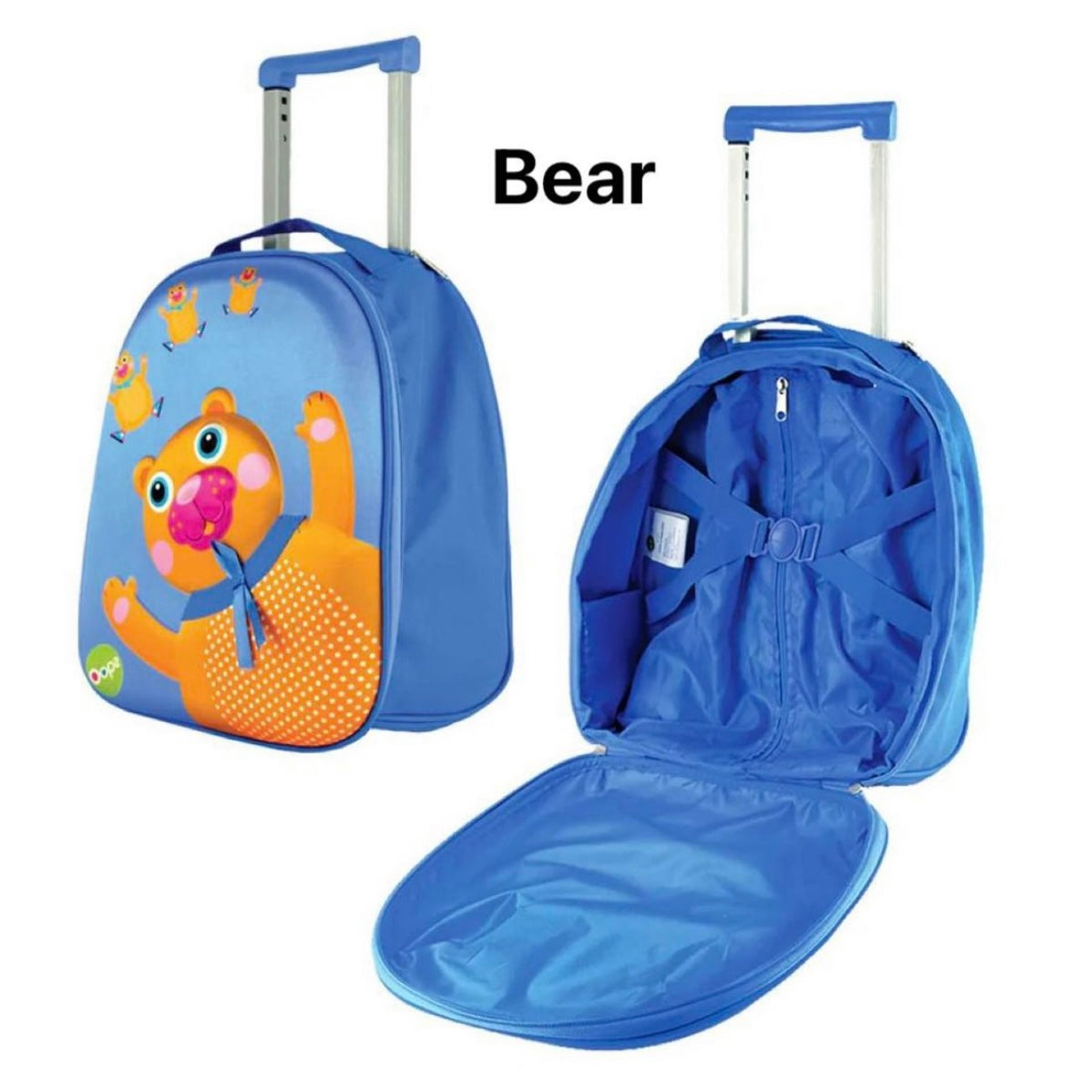 Oops Easy Trolley Waterproof Soft 3D Trolley Bags for Kids