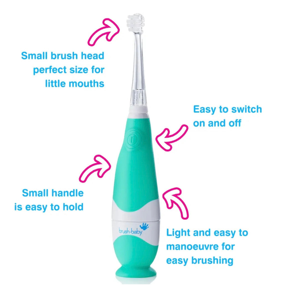 BrushBaby BabySonic Electric Toothbrush for Toddlers