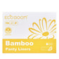 ECO BOOM PANTY LINERS Feminine Biodegradable Bamboo Sanitary Pads