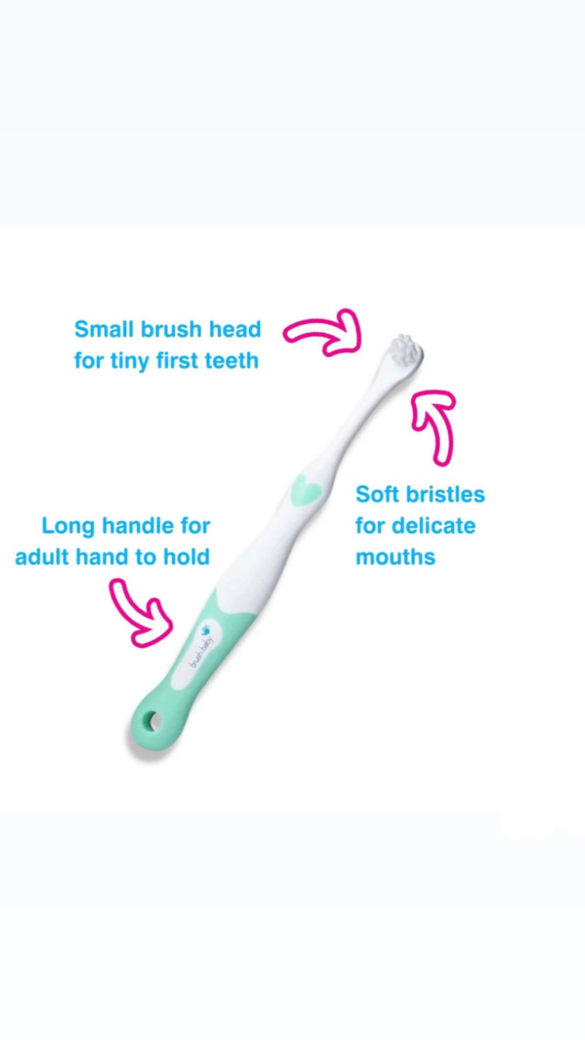 BrushBaby FirstBrush Baby Toothbrush