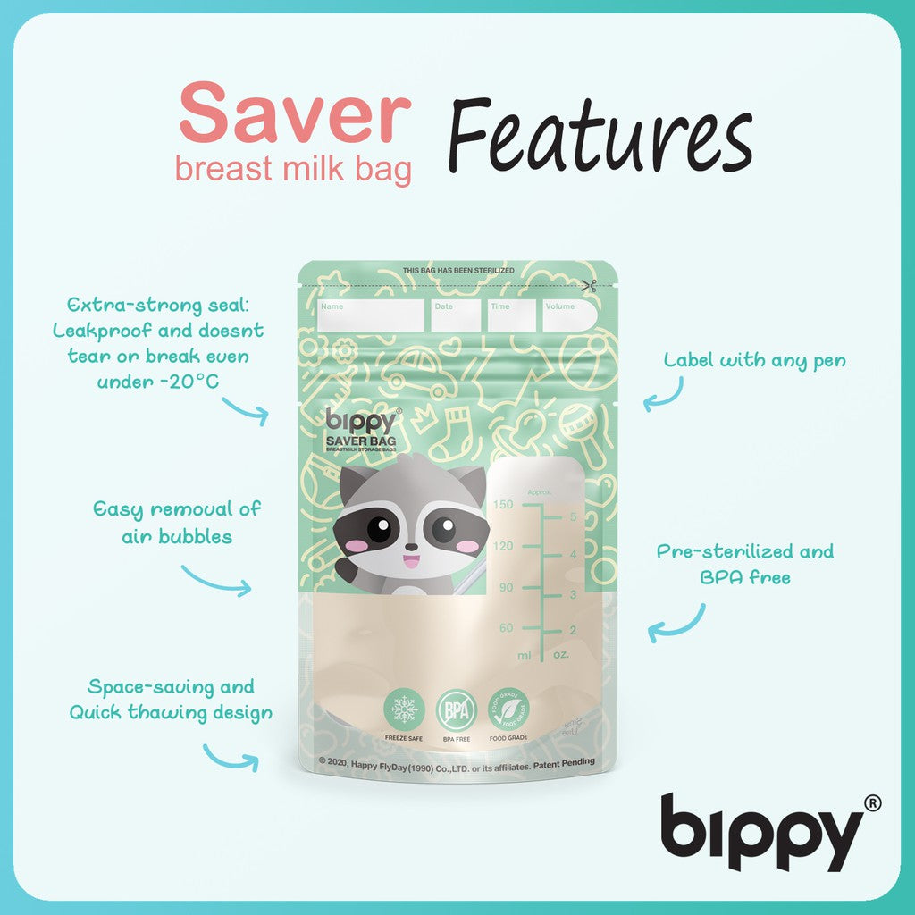 Bippy Saver Breast Milk Storage Bags