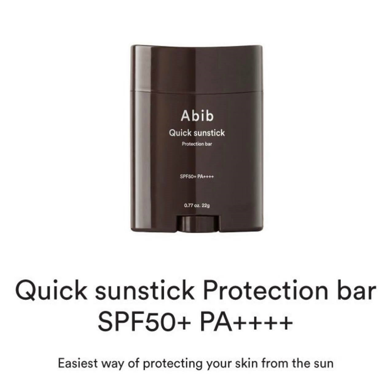 Abib Quick Sunstick Protection Bar SPF50+ PA++++ 22g