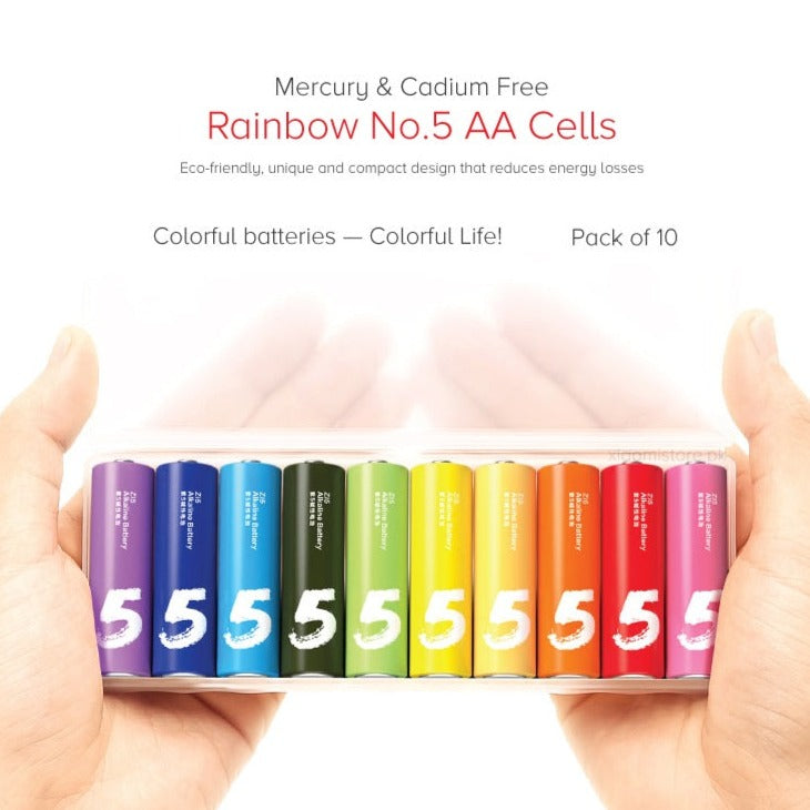 Xiaomi Rainbow Alkaline Batteries 10-pack