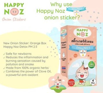 Happy Noz Organic Onion Sticker Detox PM 2.5 