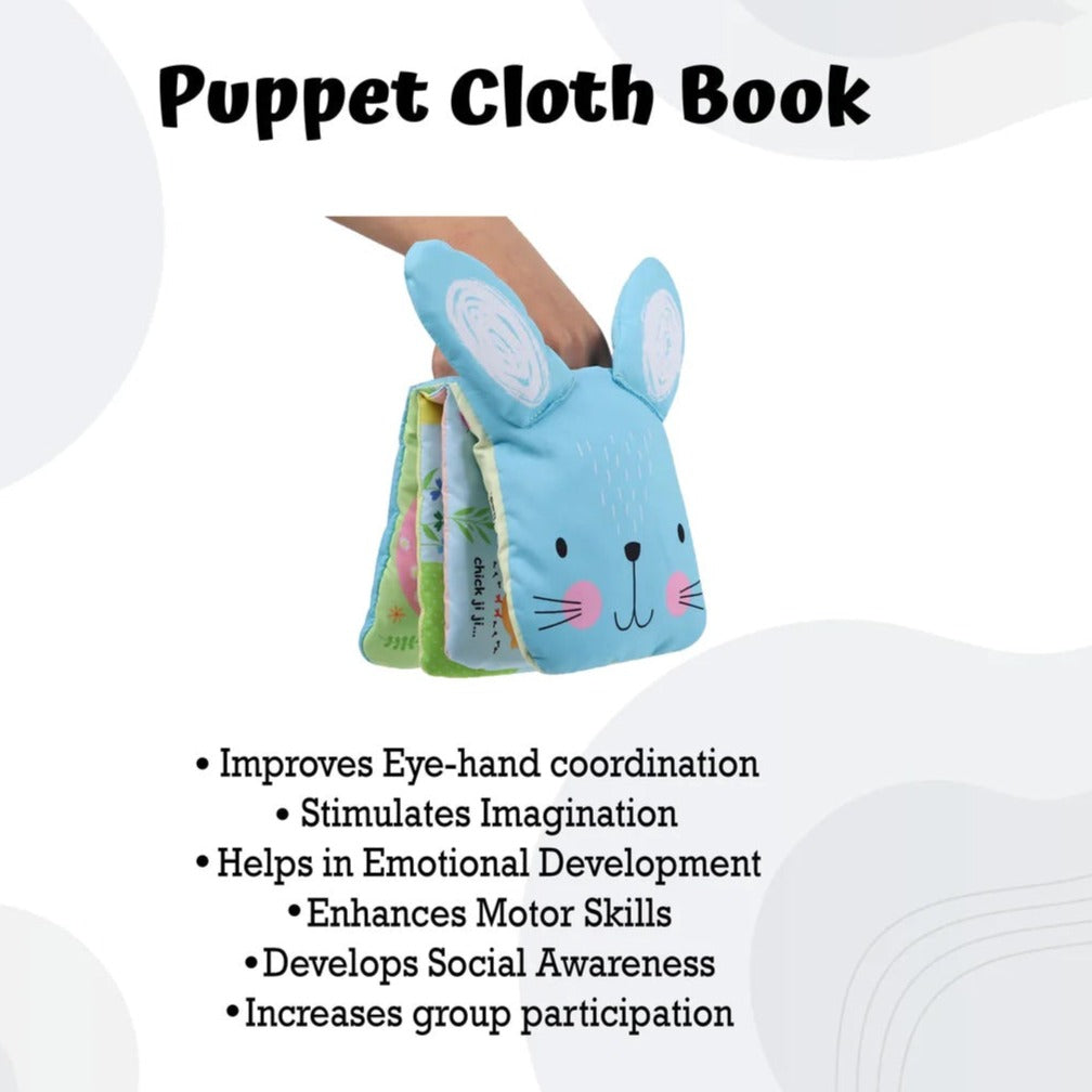 Infantway Huggabooks Puppet Cloth Book