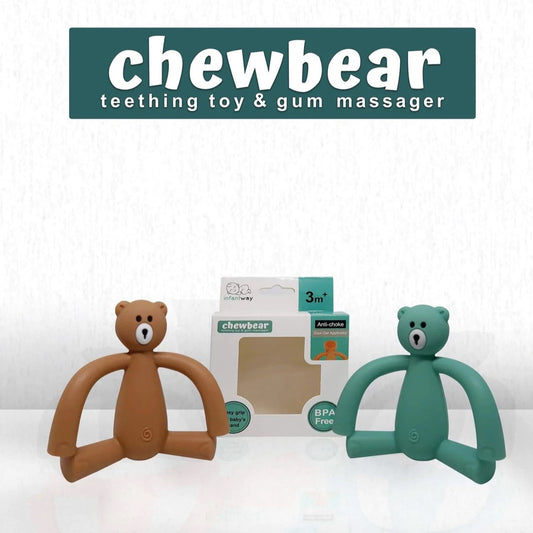 Infantway Chewbear Teething Toy & Gum Massager