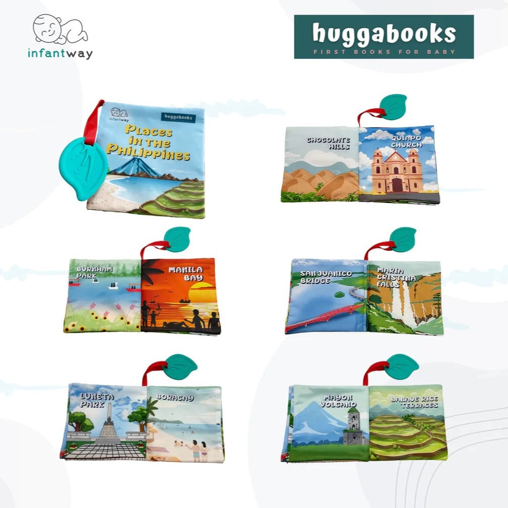 Huggabooks Places in the Philippines Travel Cloth Book 