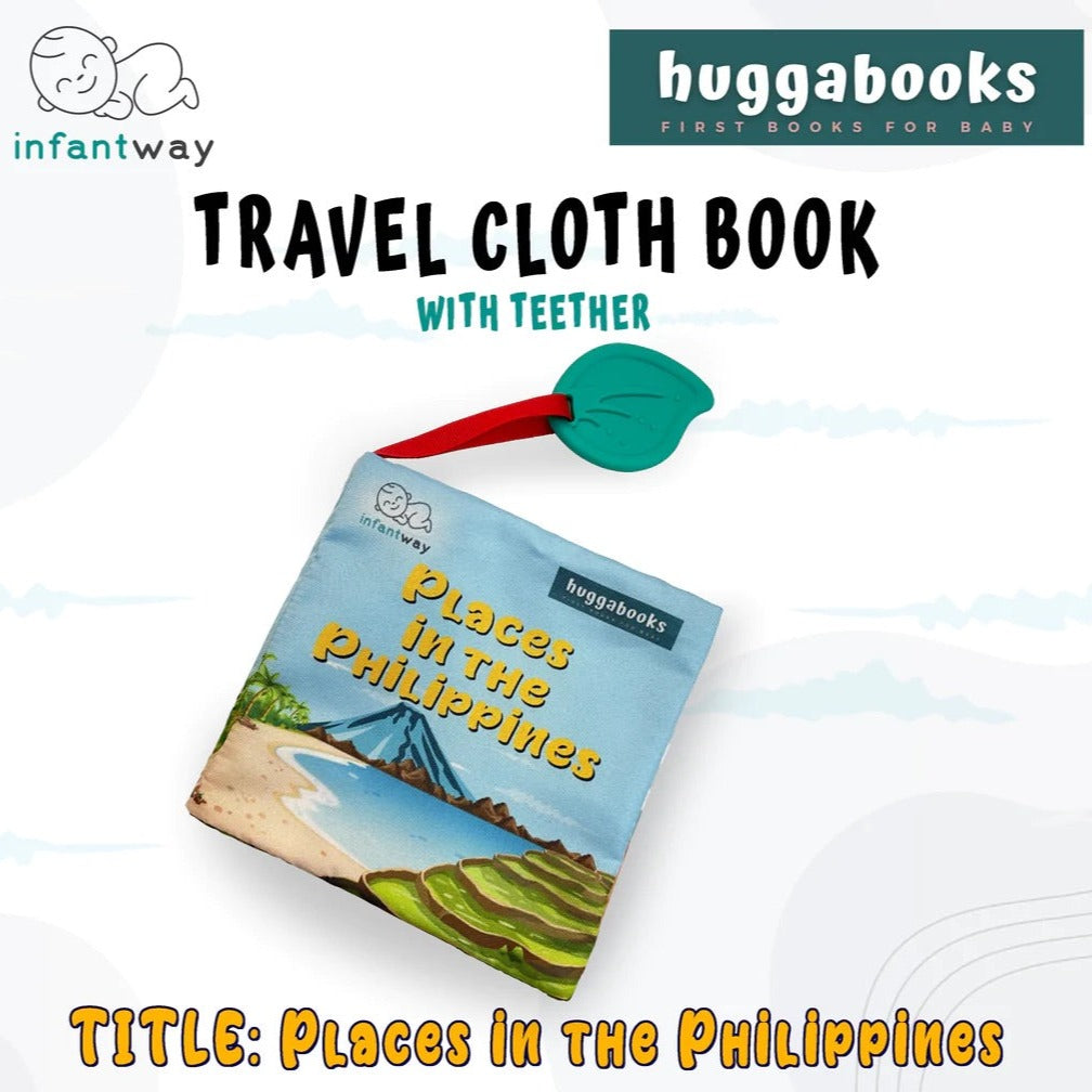 Huggabooks Places in the Philippines Travel Cloth Book 