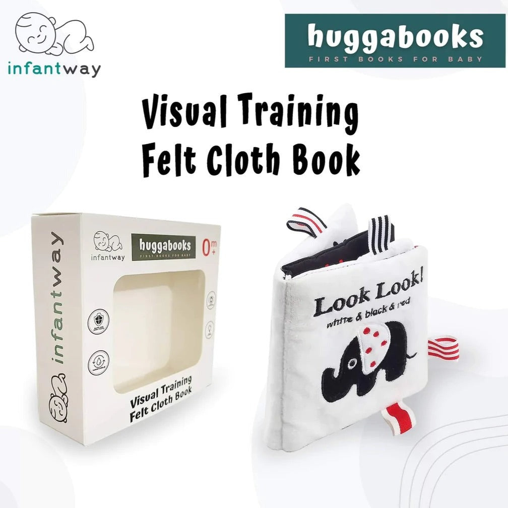 infantway visual training cloth book