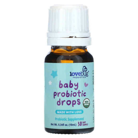 LoveBug Probiotics Baby Drops for 0+ Months 10ml